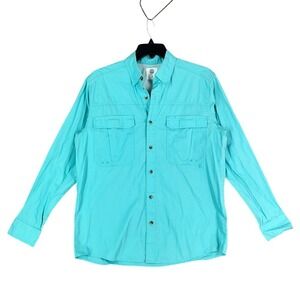 Nepallo‎ Outdoor Performance Utility Shirt Mens M Sage Green Streetwear Core